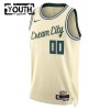 NBA Milwaukee Bucks Trikot Personalisierung Nike 2025-26 City Edition Weiß Swingman - Kinder